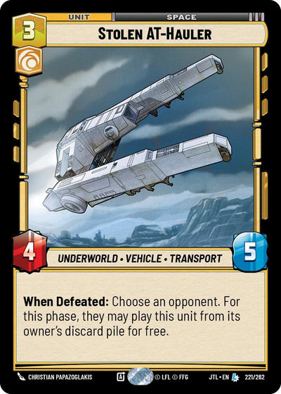 Stolen AT-Hauler - 221/262 - (Jump to Lightspeed)