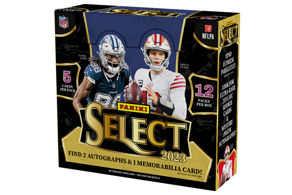2023 Panini Select Football Hobby 12 Box Case