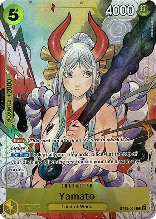 Yamato (Illustration Box Vol.2) - ST13-016 - (One Piece Promotion Cards)