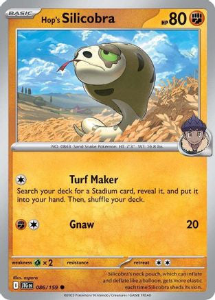 Hop's Silicobra 86 Sv09 Journey Together Reverse Holofoil
