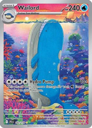 Wailord 162 159 162 Sv09 Journey Together Holofoil