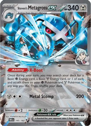 Steven's Metagross Ex 145 Sv10 Destined Rivals Holofoil