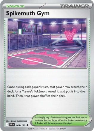 Spikemuth Gym 169 Sv10 Destined Rivals Reverse Holofoil