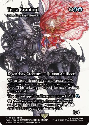 Terra Branford - Urza, Lord High Artificer (Showcase) (FCA-005) - FINAL FANTASY: Through the Ages Foil