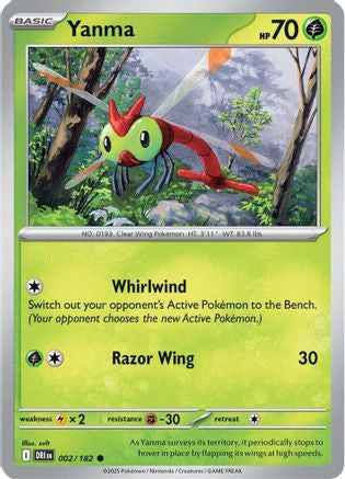 Yanma 002 182 2 Sv10 Destined Rivals Reverse Holofoil