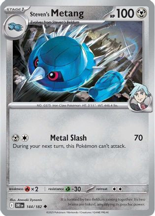 Steven's Metang 144 Sv10 Destined Rivals Reverse Holofoil