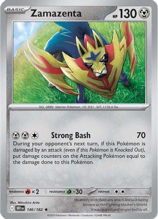 Zamazenta 146 182 146 Sv10 Destined Rivals Holofoil
