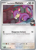 Team Rocket's Rattata 147 Sv10 Destined Rivals Reverse Holofoil