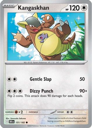 Kangaskhan 151 182 151 Sv10 Destined Rivals