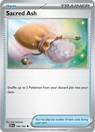 Sacred Ash 168 Sv10 Destined Rivals Reverse Holofoil