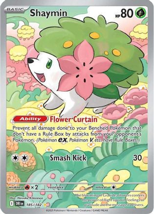Shaymin 185 182 185 Sv10 Destined Rivals Holofoil