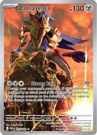 Zamazenta 201 182 201 Sv10 Destined Rivals Holofoil
