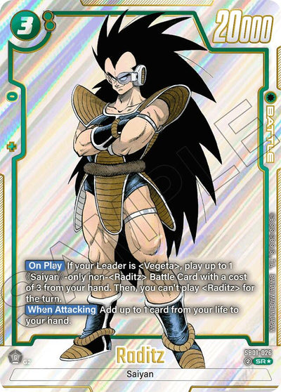 Raditz - SB01-026 (Alternate Art) [SB01 - SB01-026]
