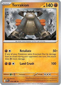 Terrakion 54 Sv White Flare Holofoil