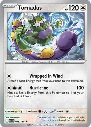 Tornadus 78 Sv White Flare Holofoil