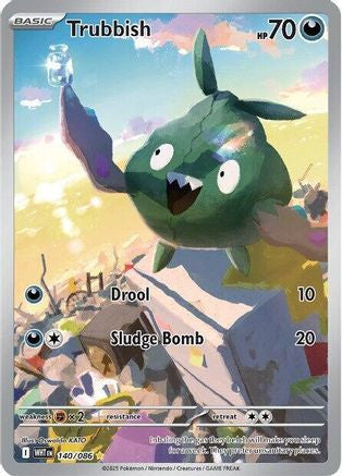Trubbish 140 086 140 Sv White Flare Holofoil