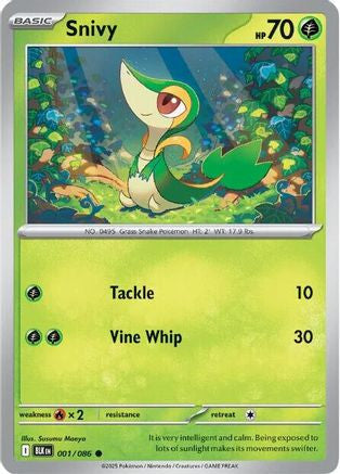 Snivy 1 Sv Black Bolt