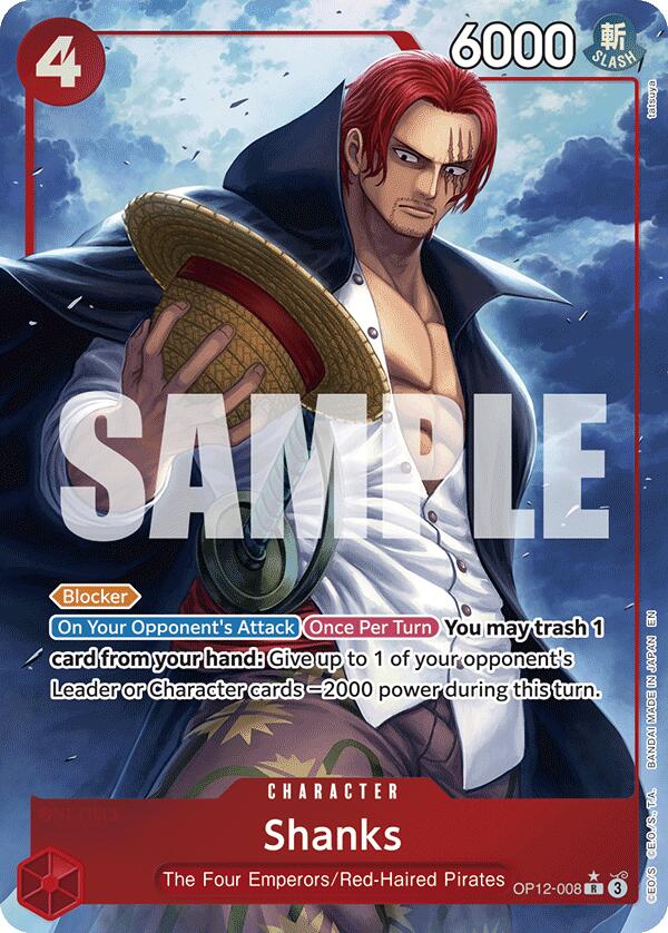 Shanks (008) (Alternate Art) - OP12-008 - (Legacy of the Master)