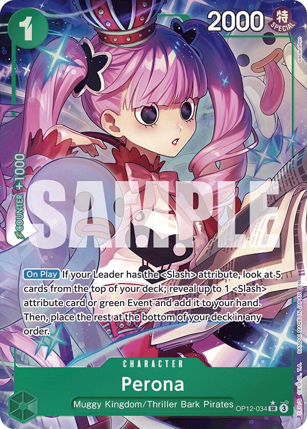 Perona (Alternate Art) - OP12-034 - (Legacy of the Master)