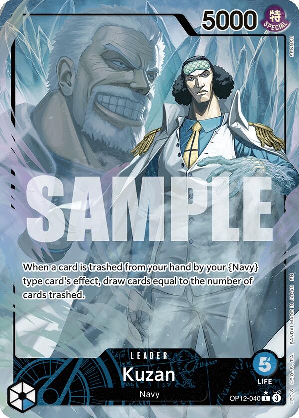 Kuzan (040) (Alternate Art) - OP12-040 - (Legacy of the Master)