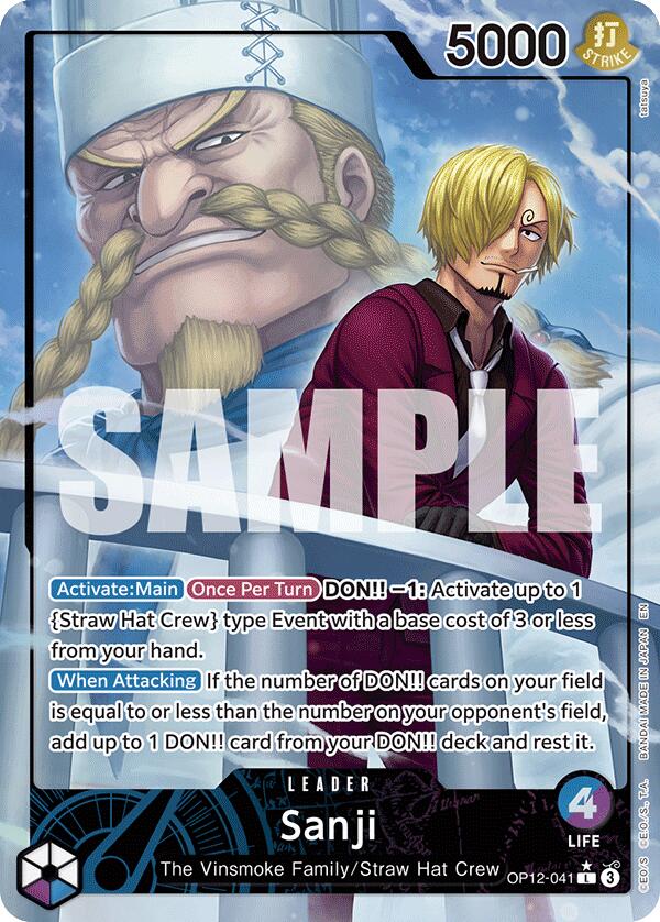 Sanji (041) (Alternate Art) - OP12-041 - (Legacy of the Master)