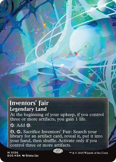 Inventors' Fair (0156) (Borderless) (Galaxy Foil) - 156 - (Edge of Eternities: Stellar Sights)