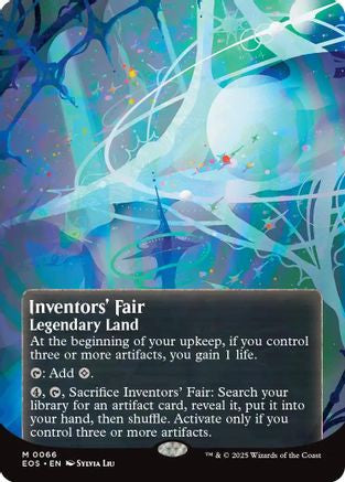 Inventors' Fair (0066) (Borderless) (EOS-066) - Edge of Eternities: Stellar Sights Foil