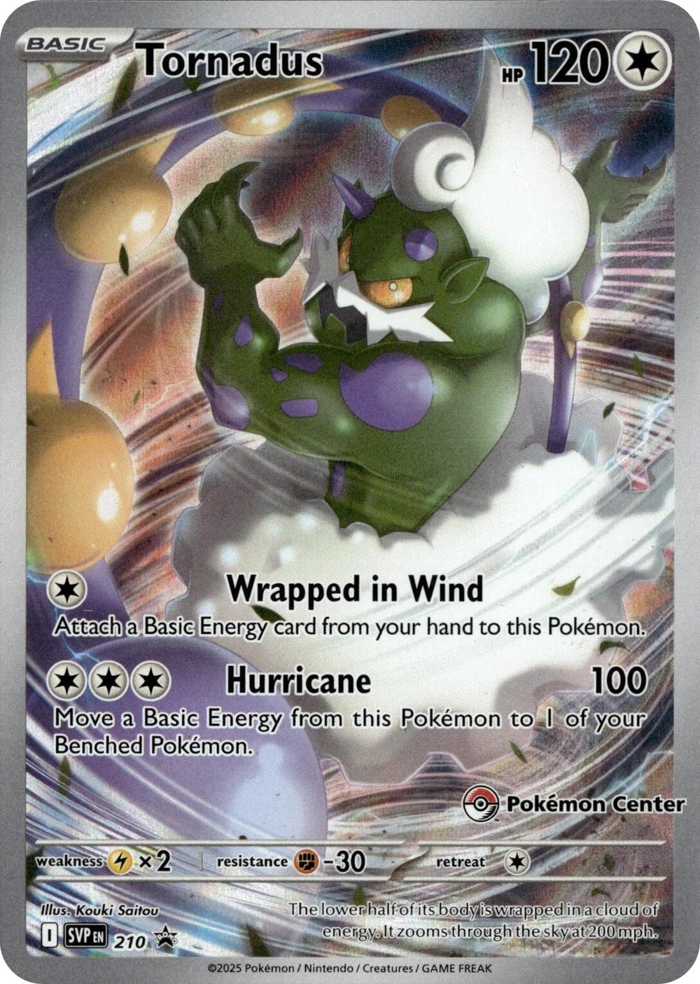 Tornadus - 210 (Pokemon Center Exclusive) - 210 - (SV: Scarlet & Violet Promo Cards)