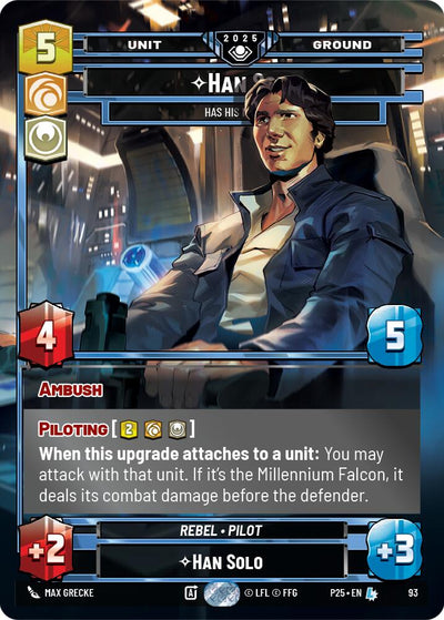 Han Solo - Has His Moments - 93 - (Organized Play Promos)