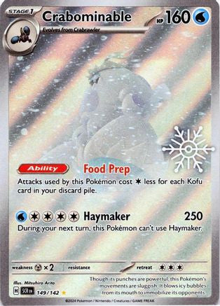 Crabominable 149 142 Holiday Calendar 149 Miscellaneous Cards Products Holofoil