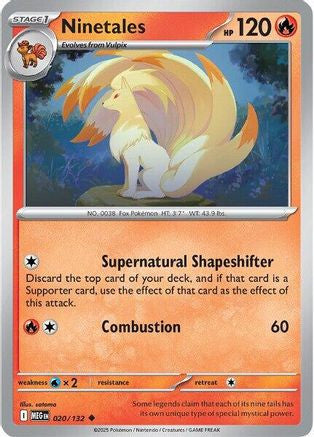Ninetales 20 Me01 Mega Evolution