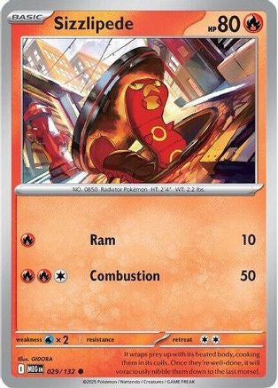 Sizzlipede 29 Me01 Mega Evolution