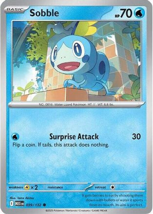 Sobble ' Me01 Mega Evolution Reverse Holofoil