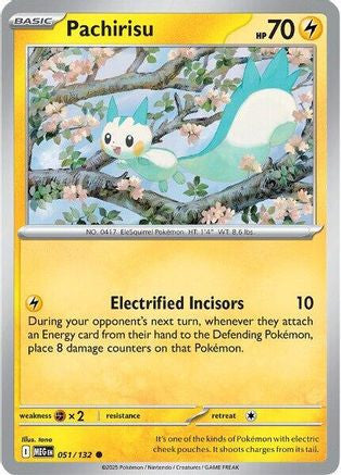 Pachirisu 51 Me01 Mega Evolution Reverse Holofoil