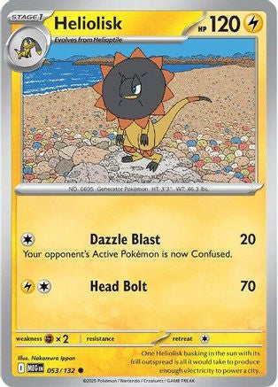 Heliolisk 53 Me01 Mega Evolution Reverse Holofoil