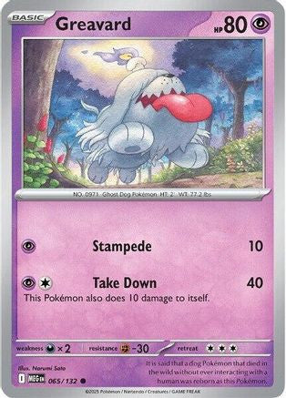 Greavard 65 Me01 Mega Evolution