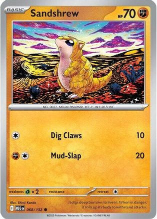 Sandshrew 68 Me01 Mega Evolution