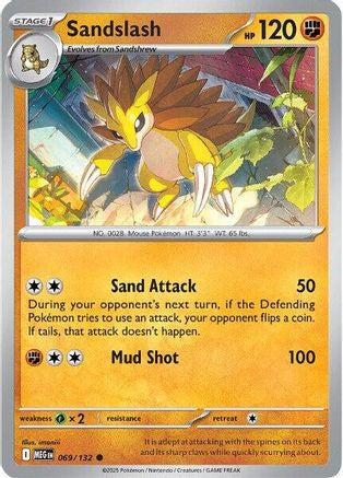 Sandslash 69 Me01 Mega Evolution