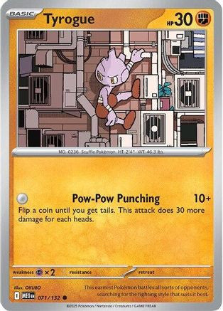 Tyrogue 71 Me01 Mega Evolution