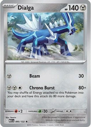 Dialga 95 Me01 Mega Evolution Holofoil