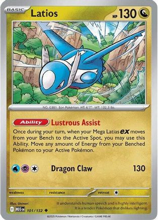 Latios 101 Me01 Mega Evolution