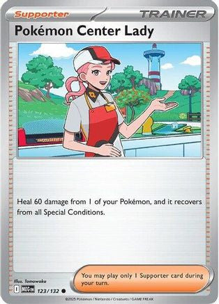 Pokemon Center Lady 123 Me01 Mega Evolution