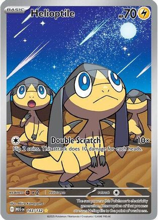 Helioptile 143 132 143 Me01 Mega Evolution Holofoil