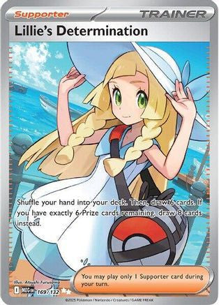 Lillie's Determination 169 132 169 Me01 Mega Evolution Holofoil