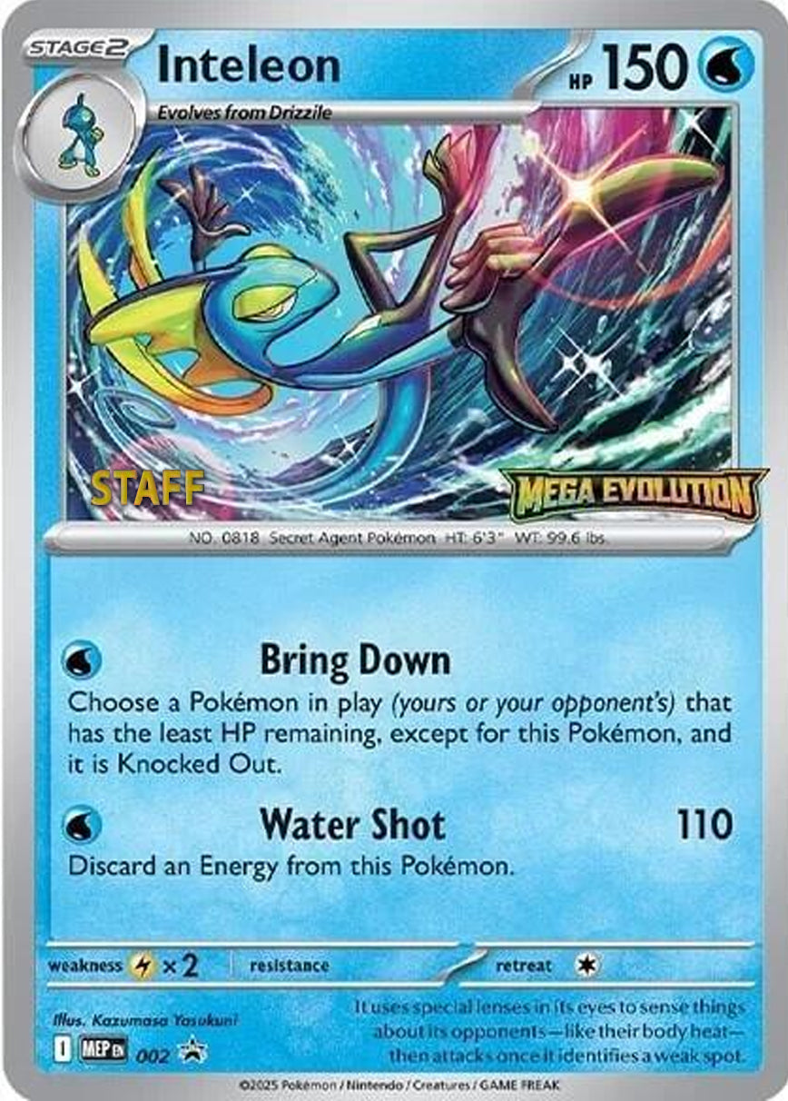 Inteleon - 002 [Staff] - 002 - (ME: Mega Evolution Promo)