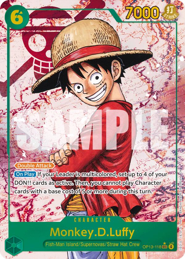 Monkey.D.Luffy (118) (Parallel) - OP13-118 - (Carrying On His Will)