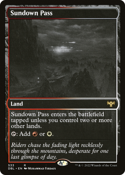 Sundown Pass (DBL-533) - Innistrad: Double Feature Foil
