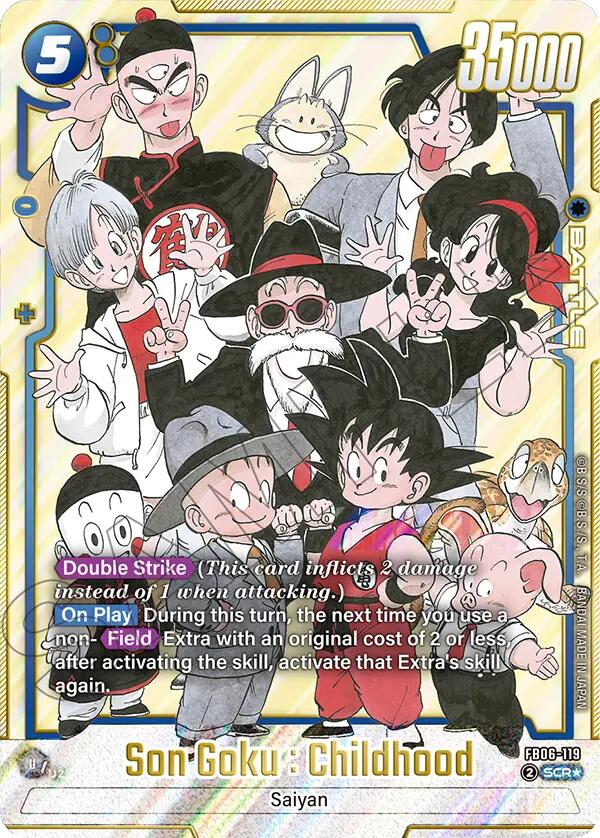Son Goku : Childhood - FB06-119 (Alternate Art) [SB02 - FB06-119]