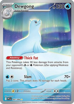 Dewgong 097 094 97 Me02 Phantasmal Flames Holofoil