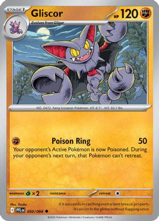 Gliscor 50 Me02 Phantasmal Flames Reverse Holofoil